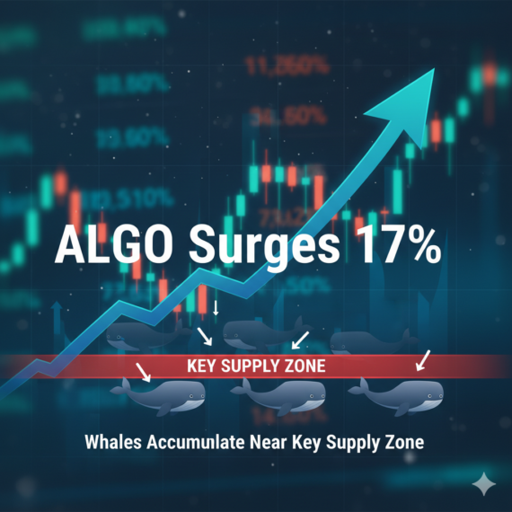 Algorand Heats Up: ALGO Surges 17% as Whales Accumulate Near Key Supply Zone